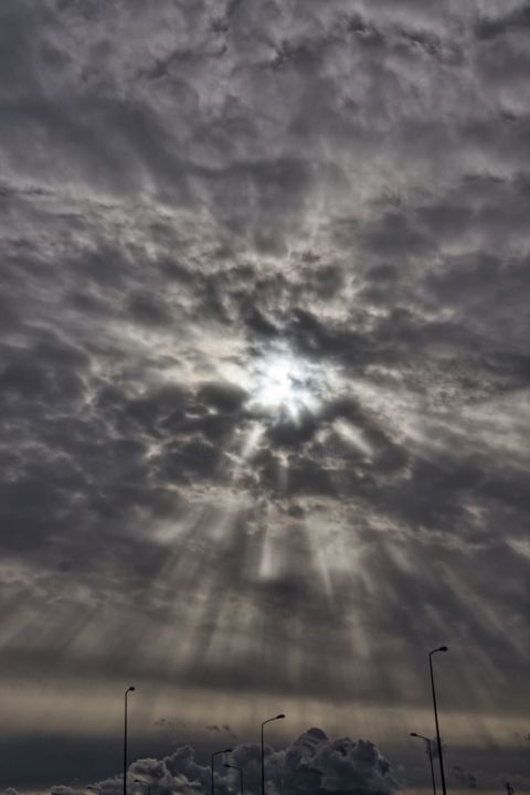 Fotografia zatytułowany „le ciel a parlé / s…” autorstwa Jarek Witkowski, Oryginalna praca