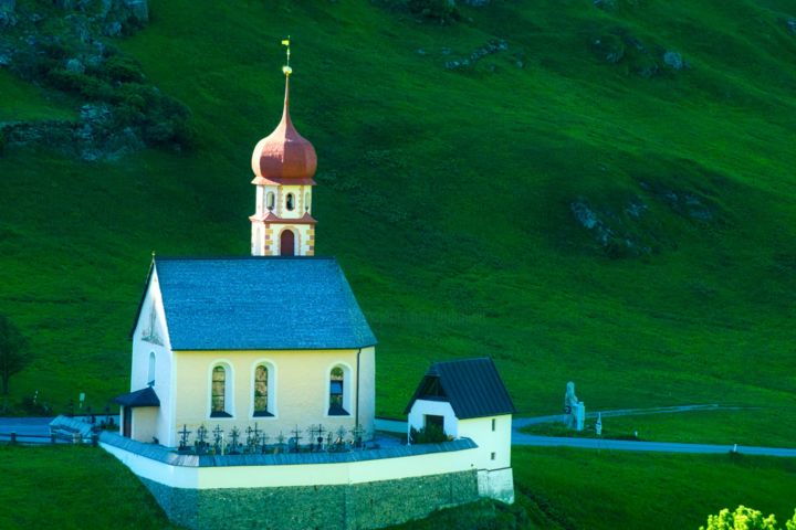 Fotografia zatytułowany „église à Vent” autorstwa Jarek Witkowski, Oryginalna praca