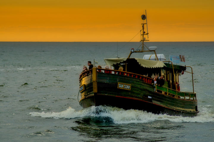 Fotografía titulada "bateau de croisière…" por Jarek Witkowski, Obra de arte original