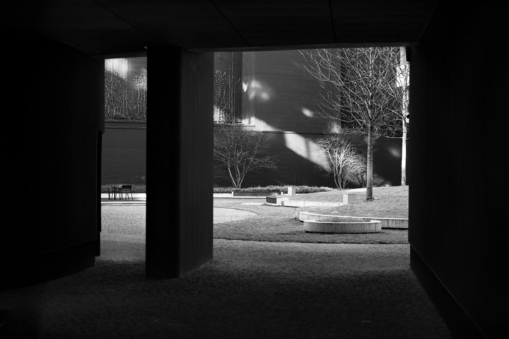 Photography titled "Courtyard" by Jarek Sieczkowski, Original Artwork, Analog photography