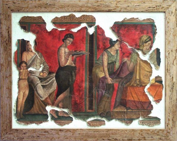 Painting titled "Pompei: Villa dei M…" by Jason, Original Artwork