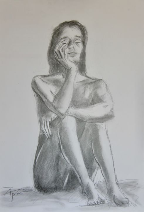 Desnudo Lápiz 3, Dibujo por Javier Ipiña | Artmajeur Desnudo Lápiz 3, Dibujo por Javier Ipiña | Artmajeur