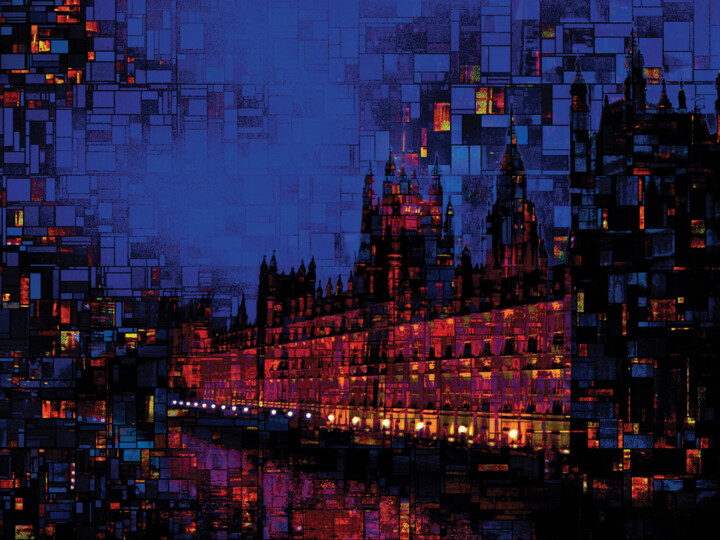 Digital Arts titled "Cuadros de Londres…" by Javier Diaz, Original Artwork, Manipulated Photography
