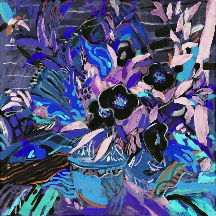 Peinture intitulée "large-opus33no7crop…" par Joseph Embabato, Œuvre d'art originale, Acrylique
