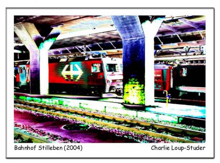 Digital Arts titled "Bahnhof Stilleben" by Jazzy, Original Artwork