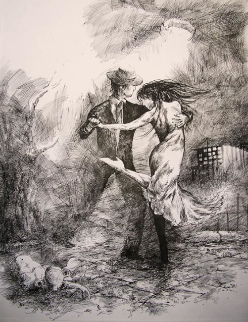 Drawing titled "Passion" by Max Solomco, Original Artwork, Other