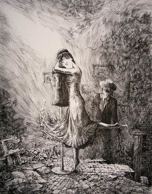 Disegno intitolato "The Delusion" da Max Solomco, Opera d'arte originale