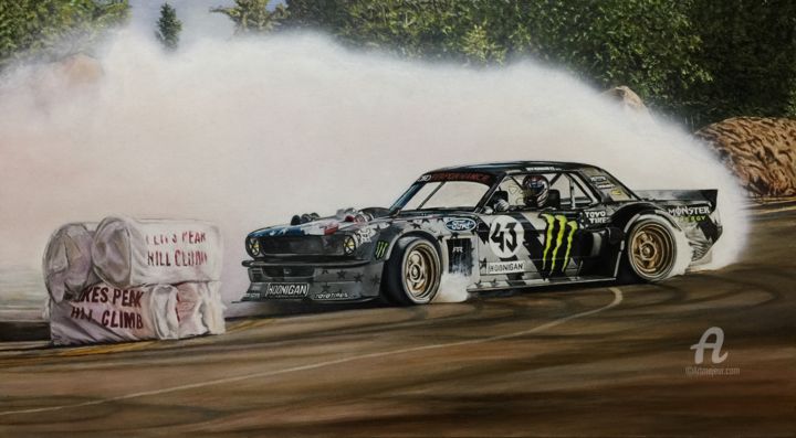 Hoonicorn Drift Car, Painting by João Bello (JBello Studio