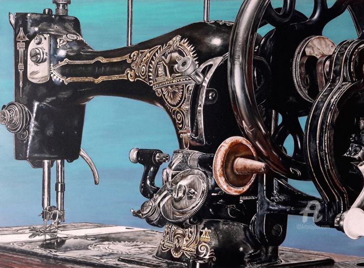 Pintura titulada "The Machine VII" por João Bello (JBello Studio), Obra de arte original, Acrílico
