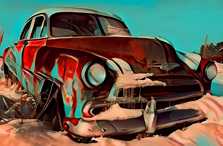 Hoonicorn Drift Car, Painting by João Bello (JBello Studio