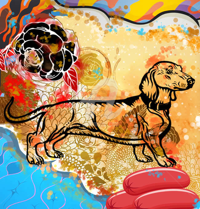 Incisioni, stampe intitolato ""Dutchhund " A Limi…" da Jb Studio, Opera d'arte originale, Altro