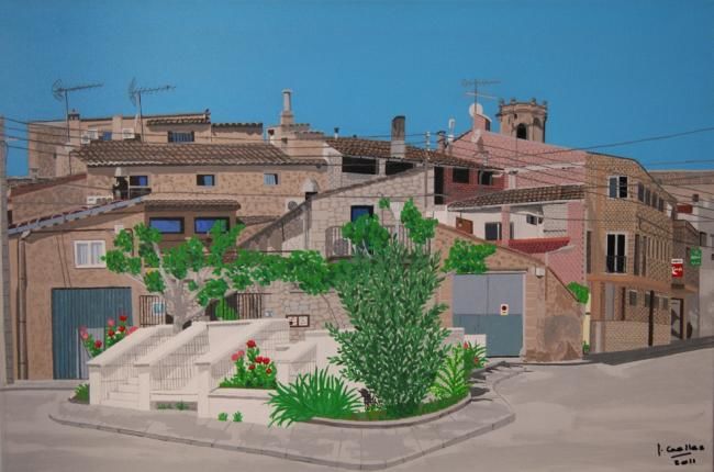 Pintura titulada "Plaza Cataluña - Gr…" por Jcaelles, Obra de arte original, Oleo
