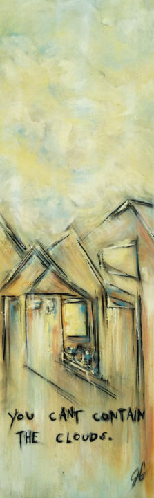 Painting titled "Anywhere America II." by J.Charboneau, Original Art,