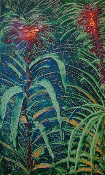 Pintura titulada "Tropicale" por Jacques Copp, Obra de arte original