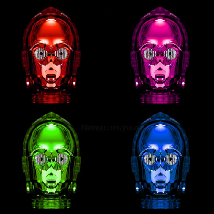 Photography titled "Quatuor C3PO" by Jean Charles Ouvrard, Original Artwork, Digital Photography