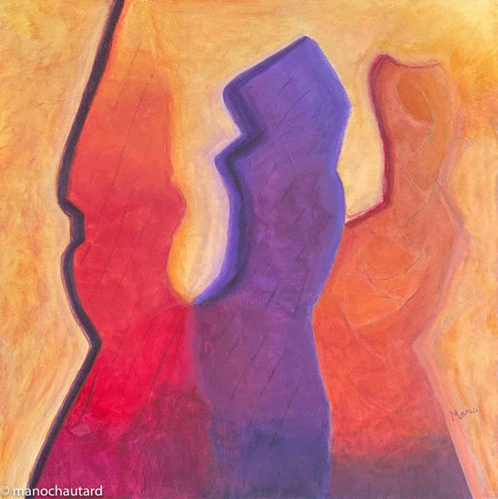 Peinture intitulée "n° 5" par Mano, Œuvre d'art originale, Acrylique Monté sur Châssis