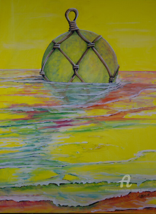 "verre de mer" başlıklı Tablo Jean Bernard Blaise tarafından, Orijinal sanat, Akrilik