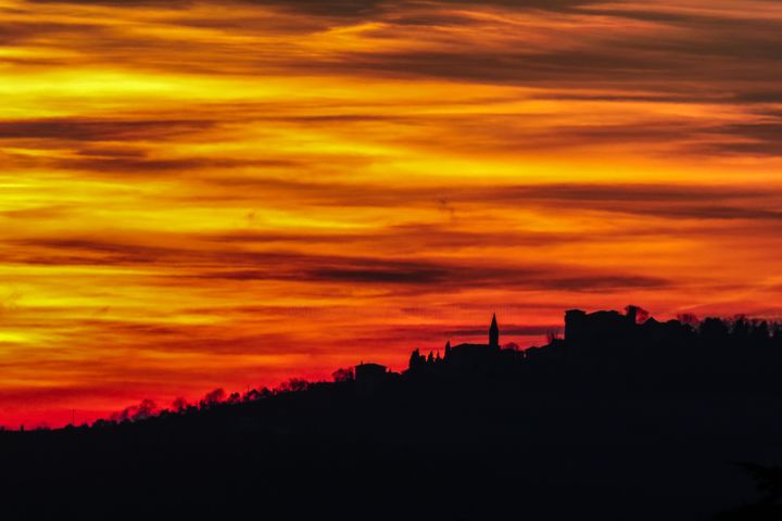 Photographie intitulée "Coucher de Soleil 2" par Imagelys Photographie, Œuvre d'art originale, Photographie numérique