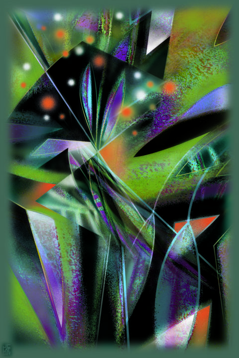 Digital Arts titled "composition 123" by Jean-Christophe Latger, Original Artwork