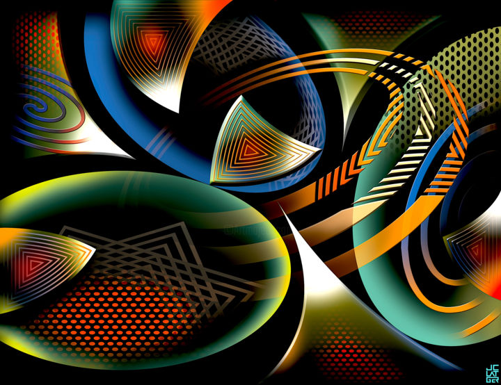 Digital Arts titled "composition 169" by Jean-Christophe Latger, Original Artwork