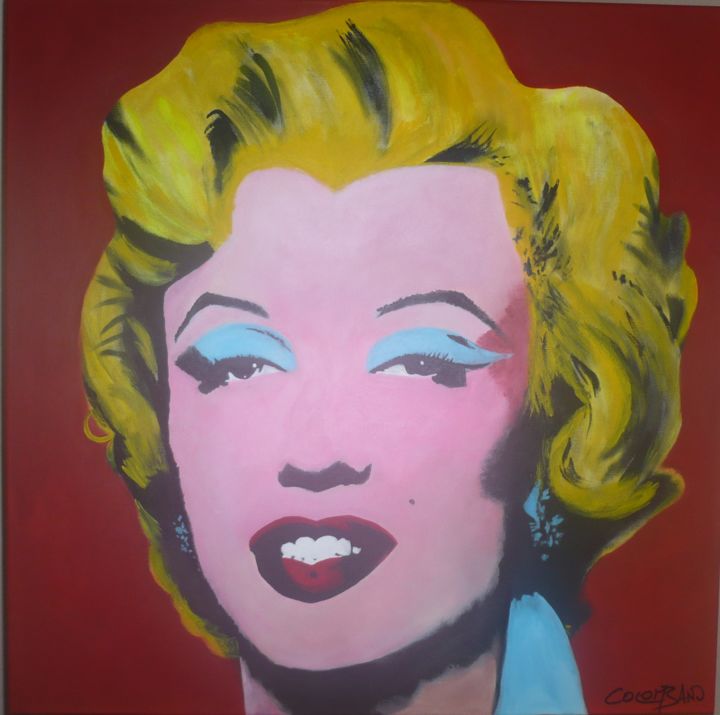 Peinture intitulée "Marilyn" par Jean Claude Colombano, Œuvre d'art originale, Acrylique
