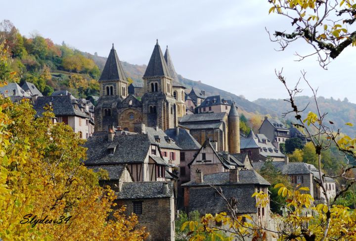 Φωτογραφία με τίτλο "Conques" από Slydes, Αυθεντικά έργα τέχνης, Light Painting