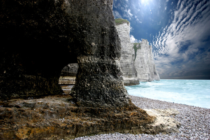 Fotografia zatytułowany „Etretat” autorstwa Jean-Claude Mathier, Oryginalna praca, Fotografia cyfrowa