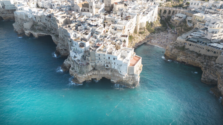 Photography titled "POLIGNANO" by Jean-Claude Mathier, Original Artwork, Digital Photography