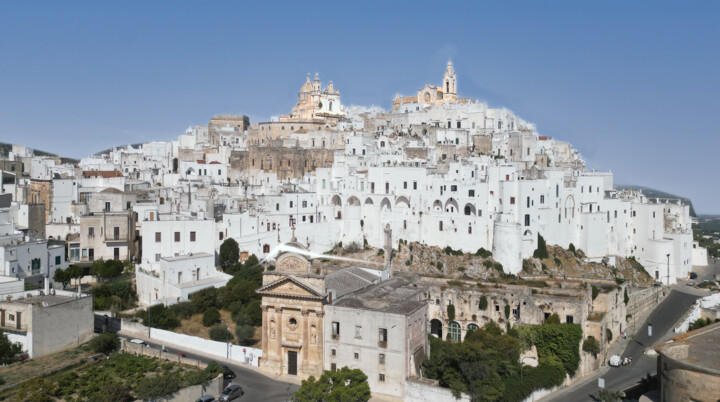 Photography titled "Ostuni" by Jean-Claude Mathier, Original Artwork, Digital Photography