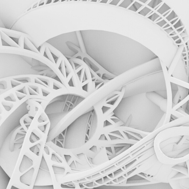 Achetez un NFT de Frank Stella et imprimez-le en 3D