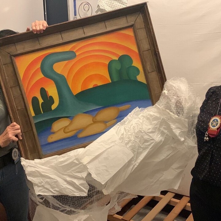 Police in Brazil discover a stolen painting worth nearly €50 million under a bed