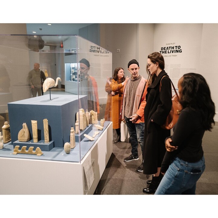 Angelina Jolie Posted a Post of Her and Her Daughter Visiting an Exhibit at the Brooklyn Museum
