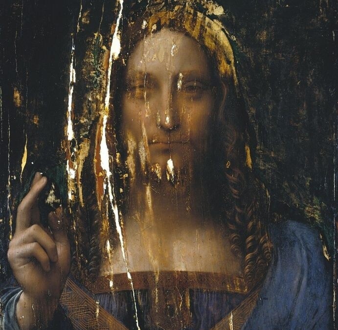 A badly preserved copy of the Salvator Mundi, sold for a million euros, could be worth more!