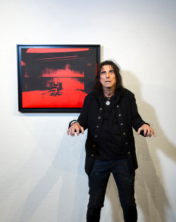 Andy Warhol silkscreen that Alice Cooper "completely forgot" he owned is going to be auctioned off