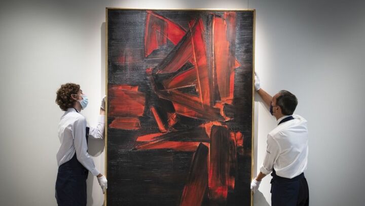 Soulages: rumo a um novo recorde para uma pintura do pintor Aveyron em leilão em Nova York?
