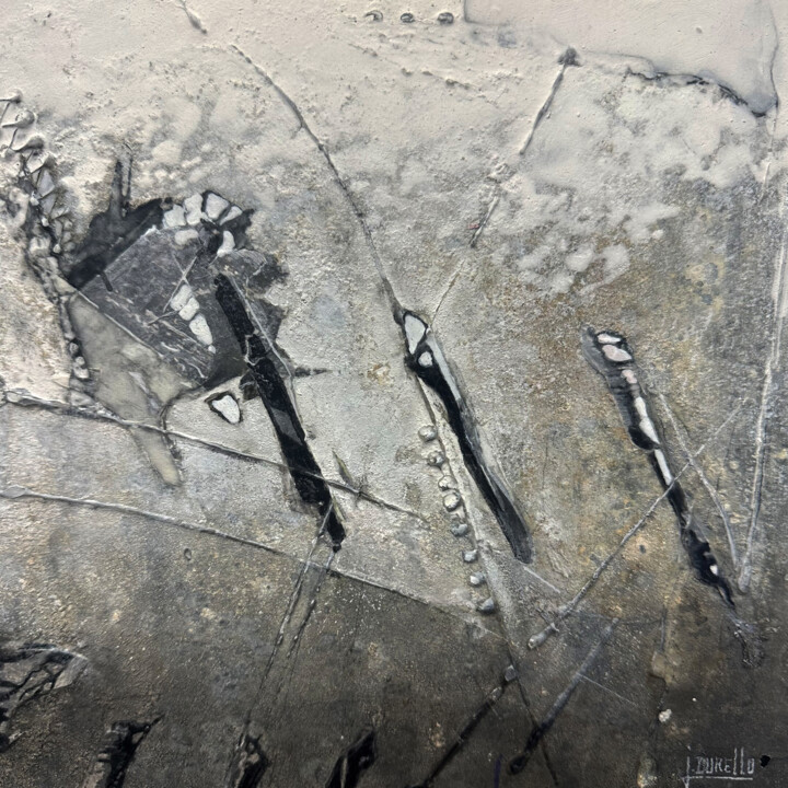 Pintura titulada "Calcaire VII" por Jean Durello, Obra de arte original, Acrílico