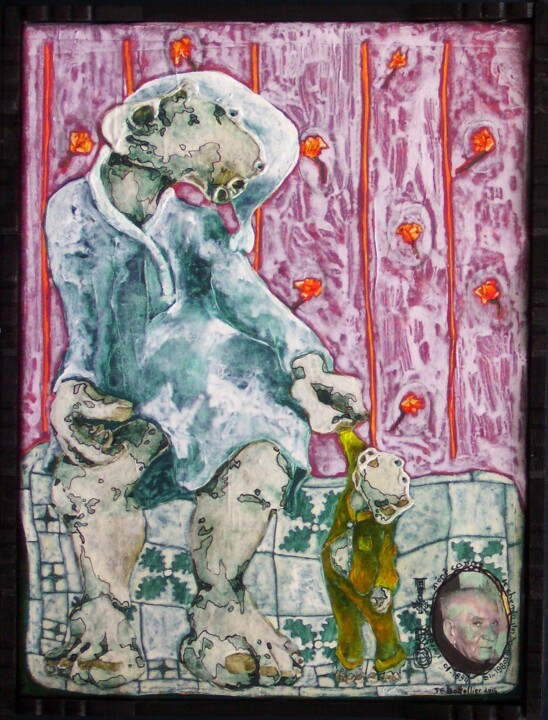 Malerei mit dem Titel "Bottollier Lemallaz…" von Jean Francois Bottollier, Original-Kunstwerk, Acryl