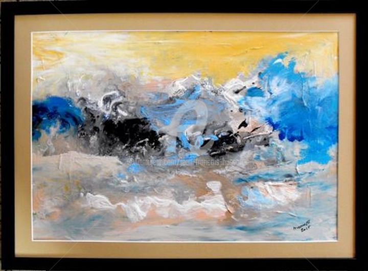Painting titled "tempete.jpg" by Jean Francois Husson, Original Artwork, Acrylic