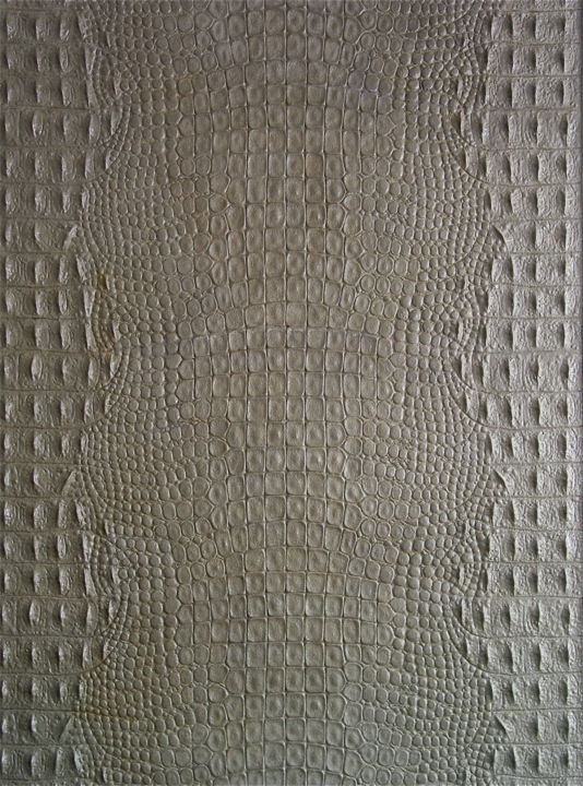 Sculpture intitulée "peau de crocodile" par Jean-François Leroy, Œuvre d'art originale, Résine