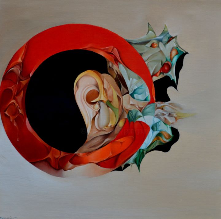 Peinture intitulée "aux-pointes-des-abi…" par Jean Gounin, Œuvre d'art originale, Huile