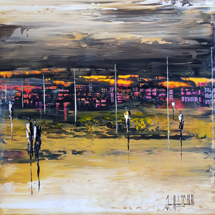 Peinture intitulée "CRÉPUSCULE" par Jean-Humbert Savoldelli, Œuvre d'art originale, Acrylique