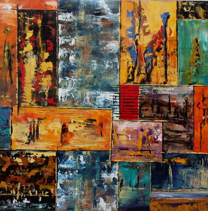 Painting titled "40-johannesburg.jpg" by Jean-Humbert Savoldelli, Original Artwork, Oil