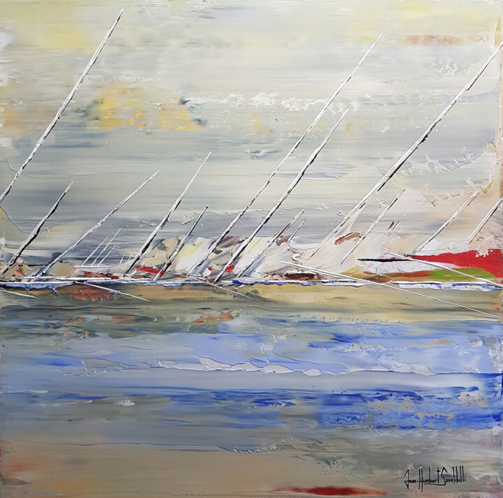 Painting titled "VENTS D'OUEST" by Jean-Humbert Savoldelli, Original Artwork, Acrylic