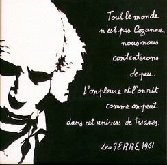 Картина под названием "leo ferre" - Jean-Jacques Mazzella, Подлинное произведение искусства, Масло