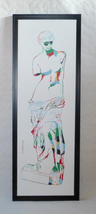 Peinture intitulée "venus de milo" par Jean-Jacques Mazzella, Œuvre d'art originale, Huile