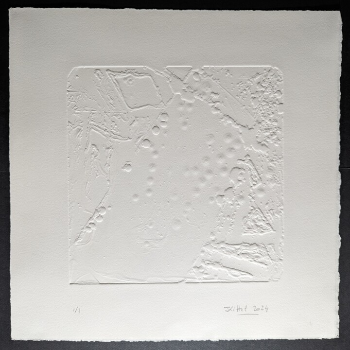 Gravures & estampes intitulée "Piqûres, crevasses.…" par Jean Kittel, Œuvre d'art originale, Eau-forte