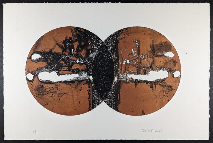 Incisioni, stampe intitolato "Eau-forte 22 recto-…" da Jean Kittel, Opera d'arte originale, incisione