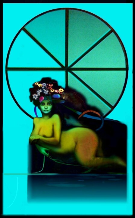 Peinture intitulée "Florinda" par Jean Lawa, Œuvre d'art originale, Acrylique