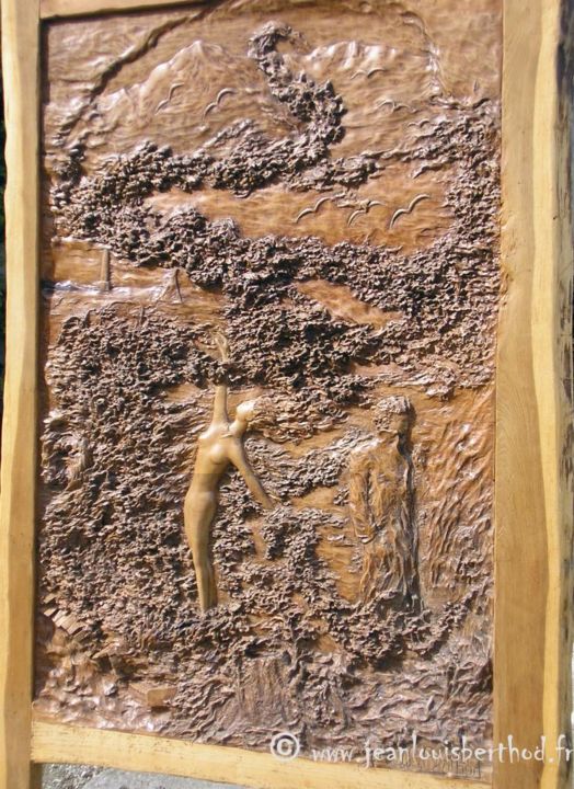 Skulptur mit dem Titel "La Chanson de Préve…" von Jean-Louis Berthod, Original-Kunstwerk