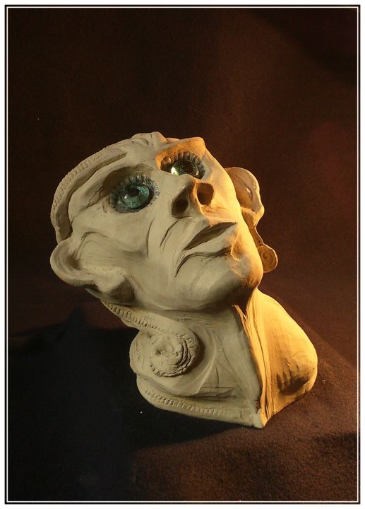 Sculpture titled "Vers le ciel" by Jean Louis Blanc, Original Artwork